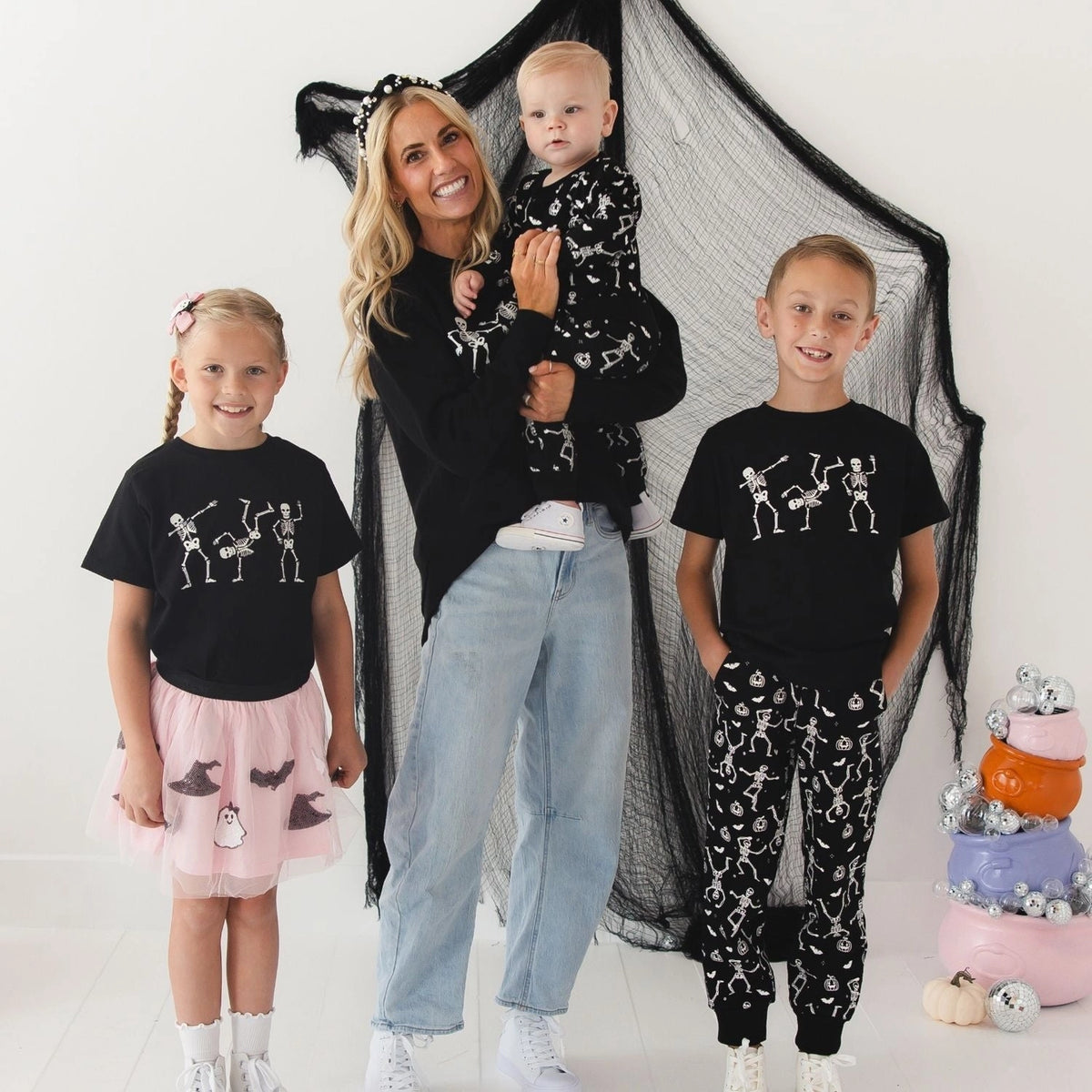 Glow in the Dark Skelly Halloween T-Shirt