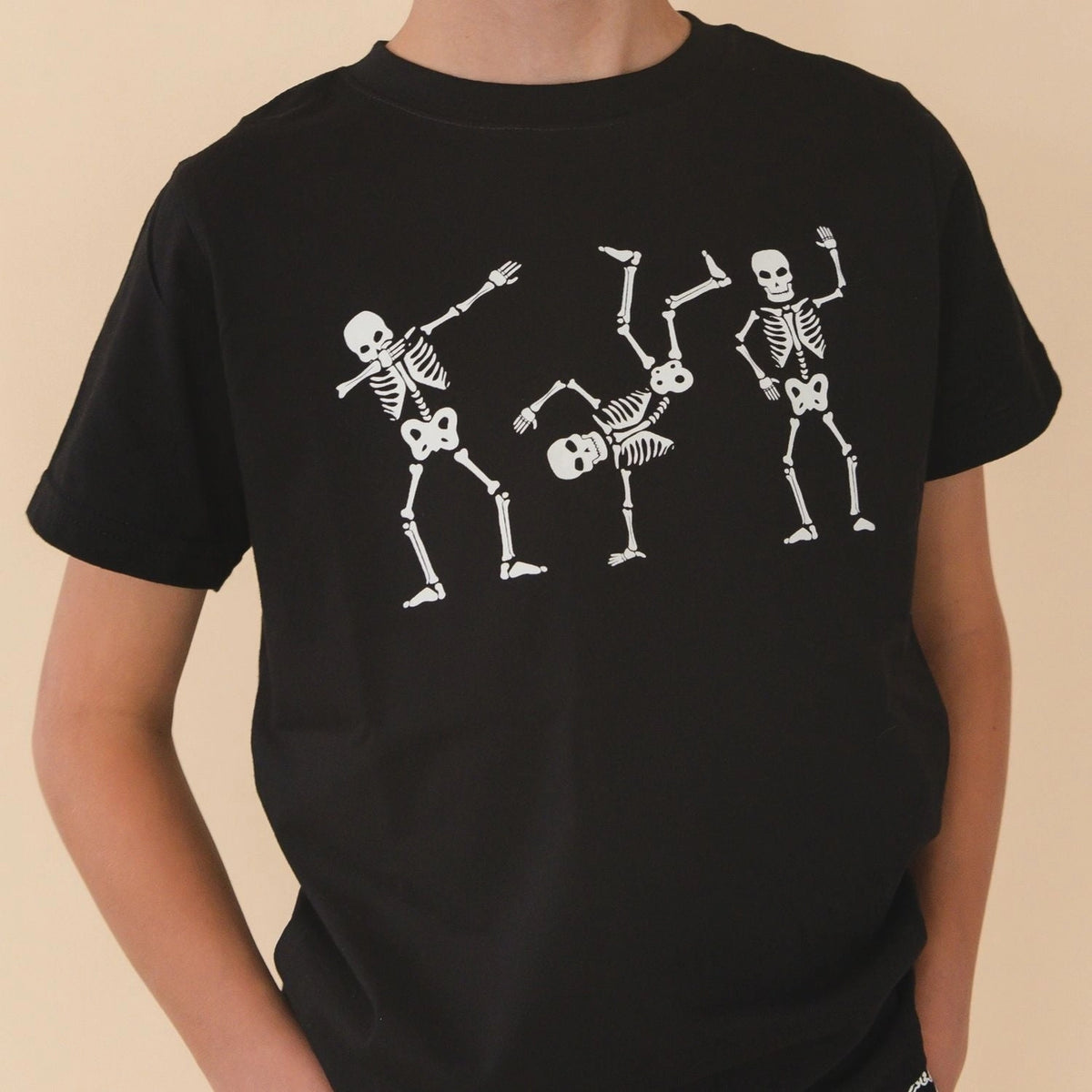 Glow in the Dark Skelly Halloween T-Shirt