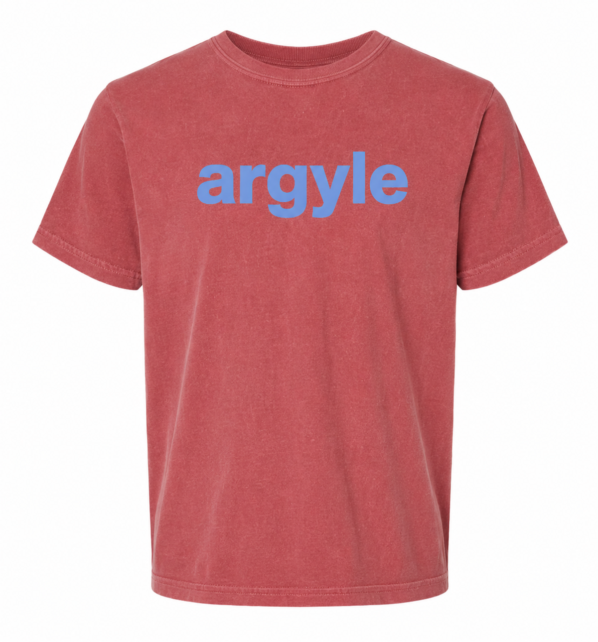 Red Argyle Tee