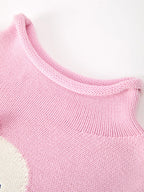 Ghost Bow Knit Rollneck Sweater