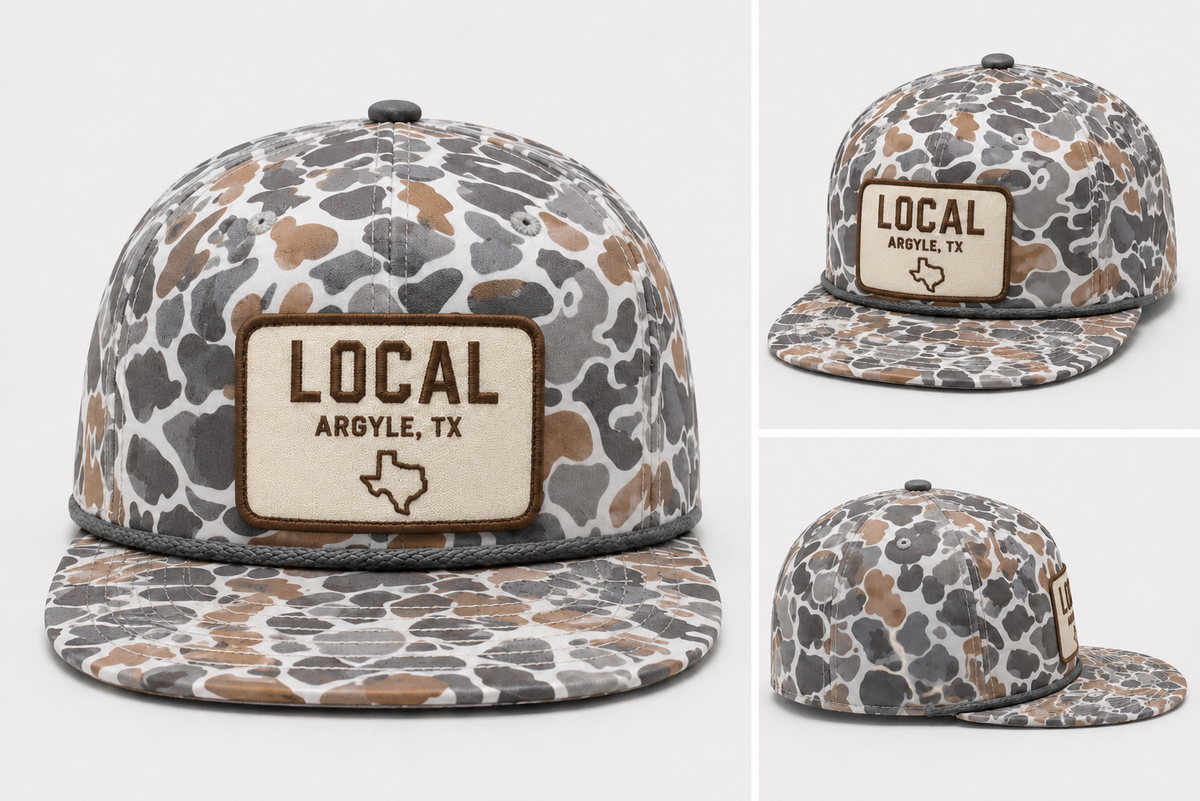 Youth Camo Patch Hat