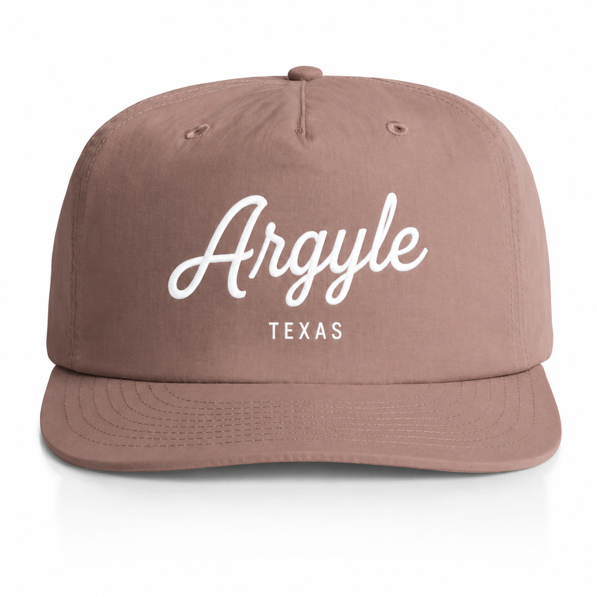 Mauve Argyle Hat