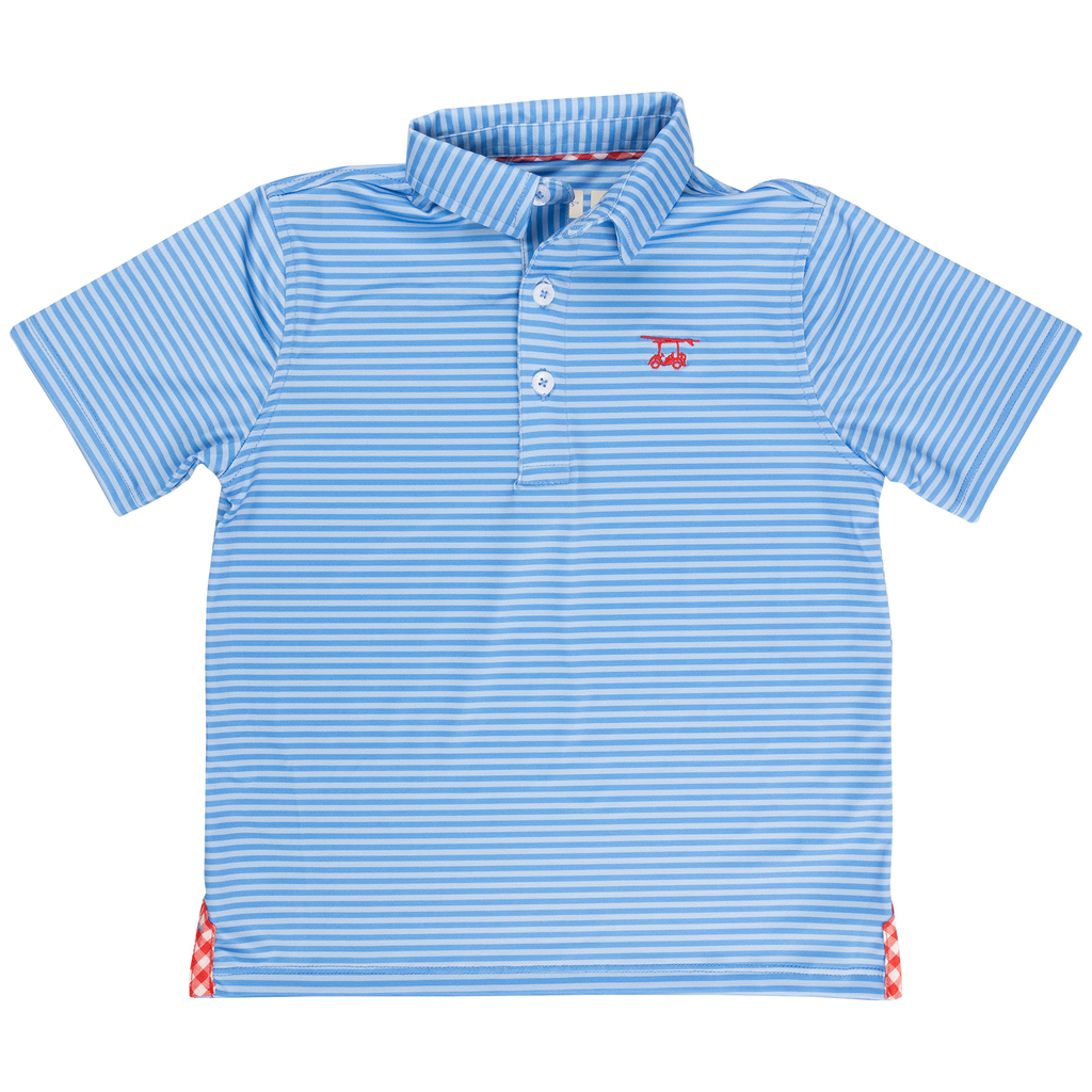 Azure Blue/Bell Albatross Polo