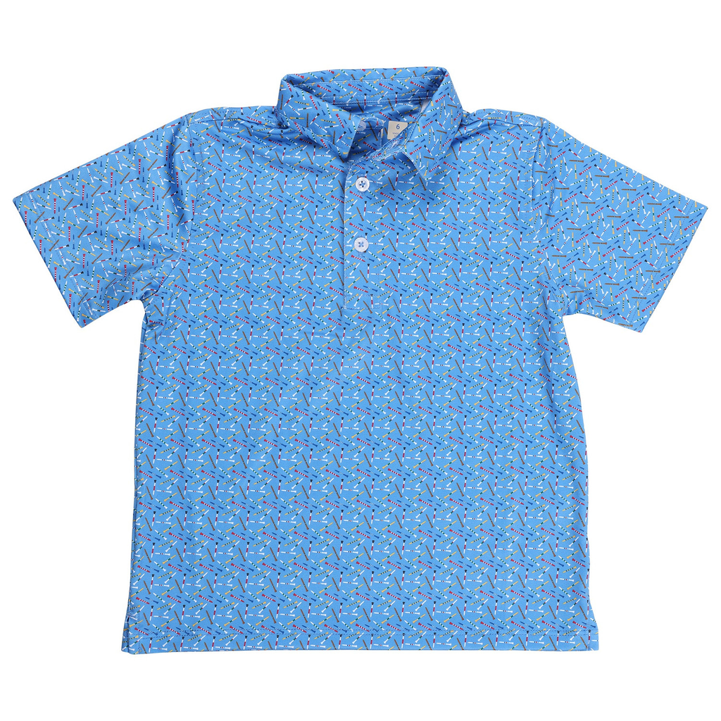 Golf Tees Azure Albatross Polo