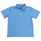 Bald Head Blues Youth Azure Golf Tees Polo