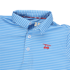 Bald Head Blues Youth Polo - Azure Blue Bell