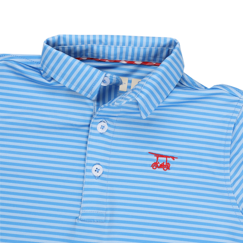 Azure Blue/Bell Albatross Polo