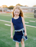 Navy Gingham Set