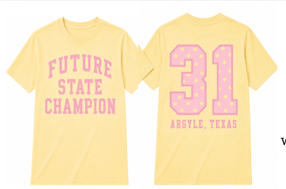 Yellow State Champ Tee