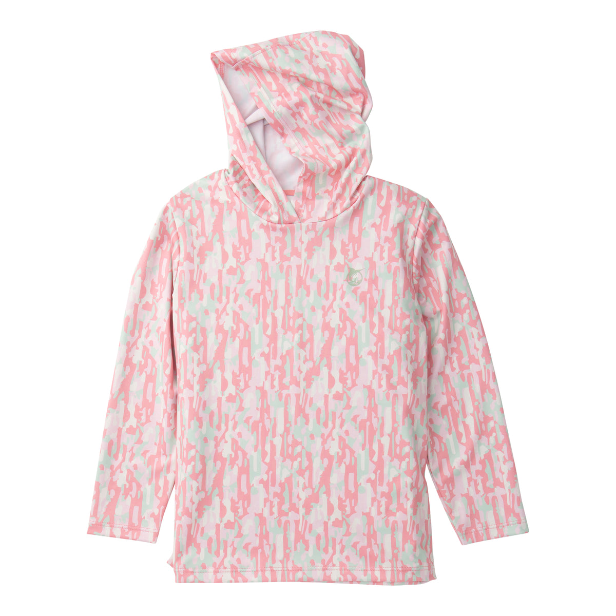 Pro Performance Hoodie T-shirt in Geranium Pink Camo