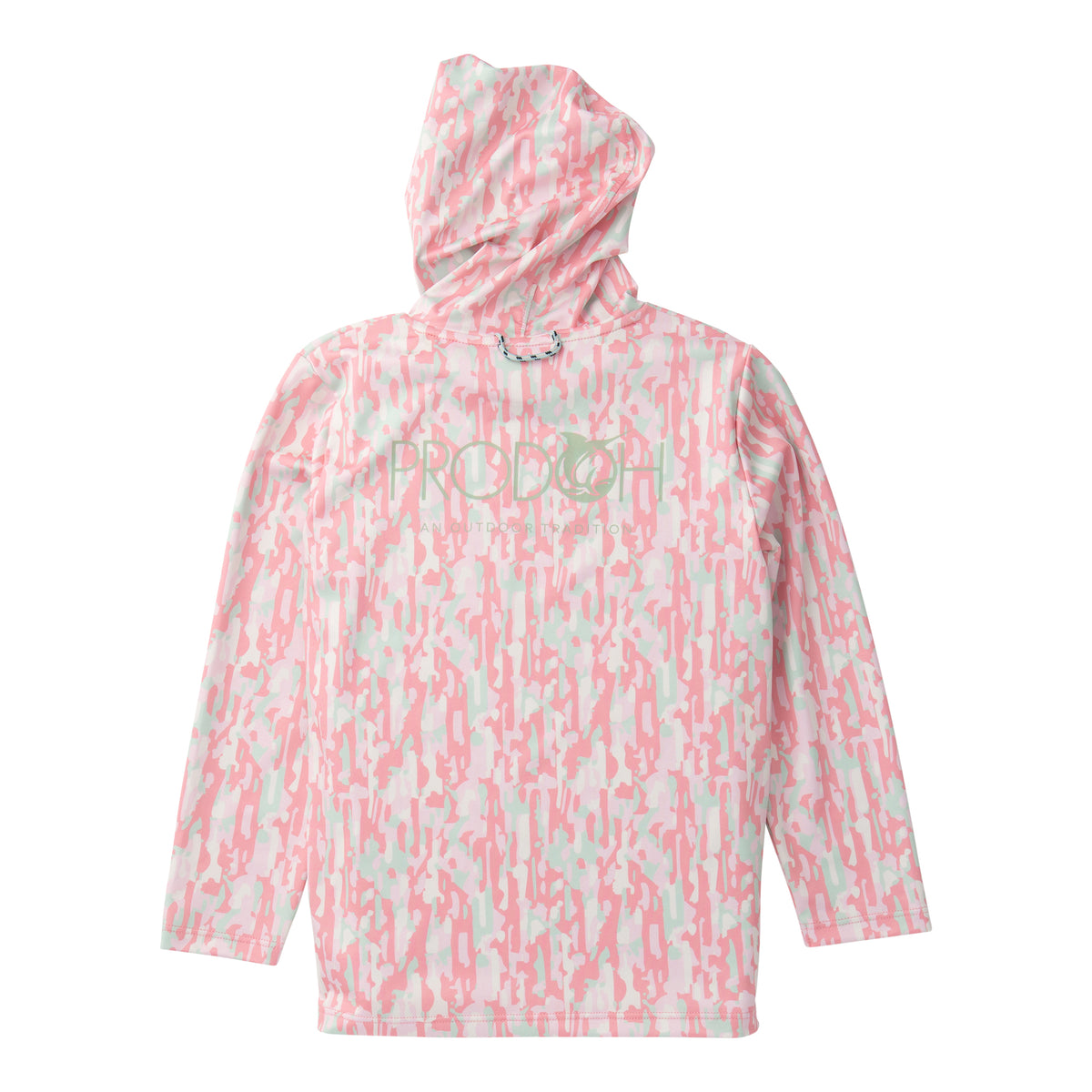 Pro Performance Hoodie T-shirt in Geranium Pink Camo