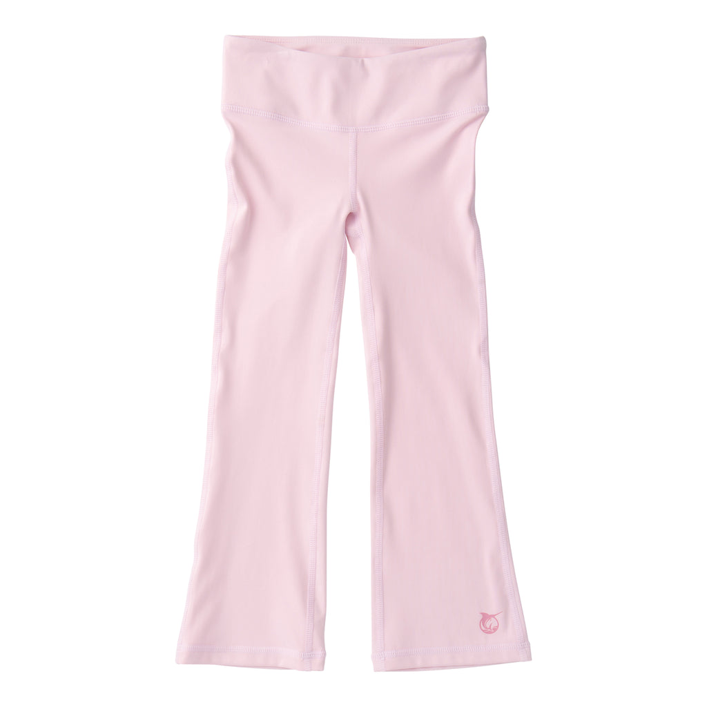 Girls' Athletic Flare Legging in Pink Lady