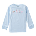 Long Sleeve Cotton T-shirt  Blue Cowgirl Icons