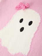 Ghost Bow Knit Rollneck Sweater