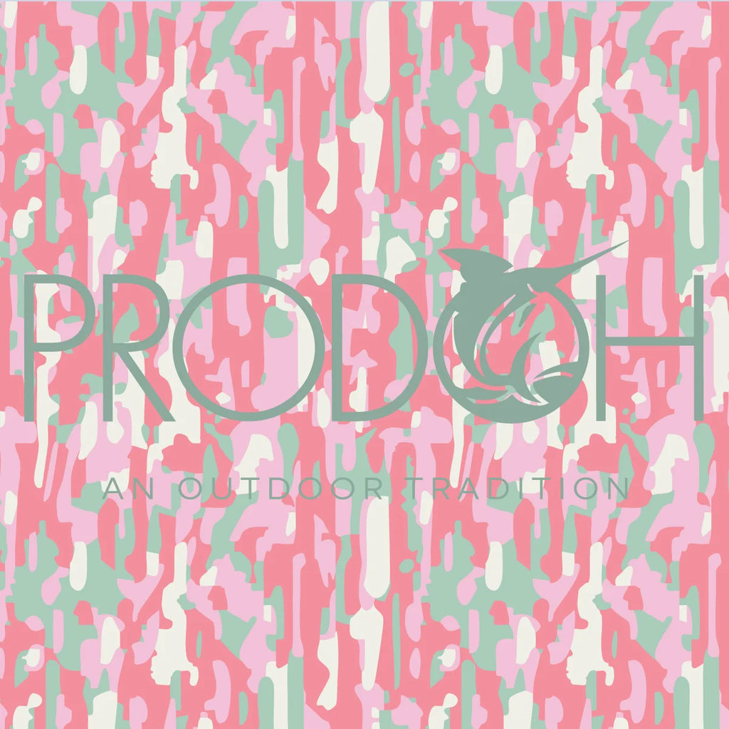 Pro Performance Hoodie T-shirt in Geranium Pink Camo