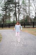 Girls' Athletic Flare Legging in Pink Lady